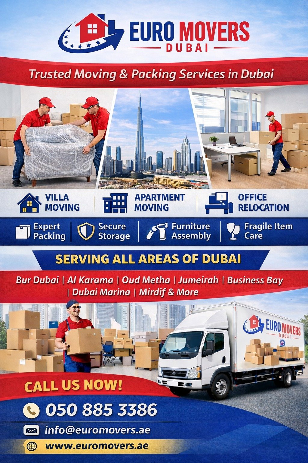 Movers and Packers in Dubai 50% off Rates Call Now 050 885 3386 photo 2