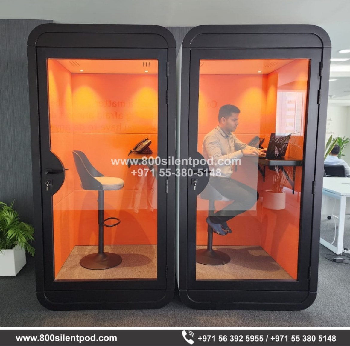 Soundproof Meeting Pods for Offices in UAE | 800SilentPod photo 1