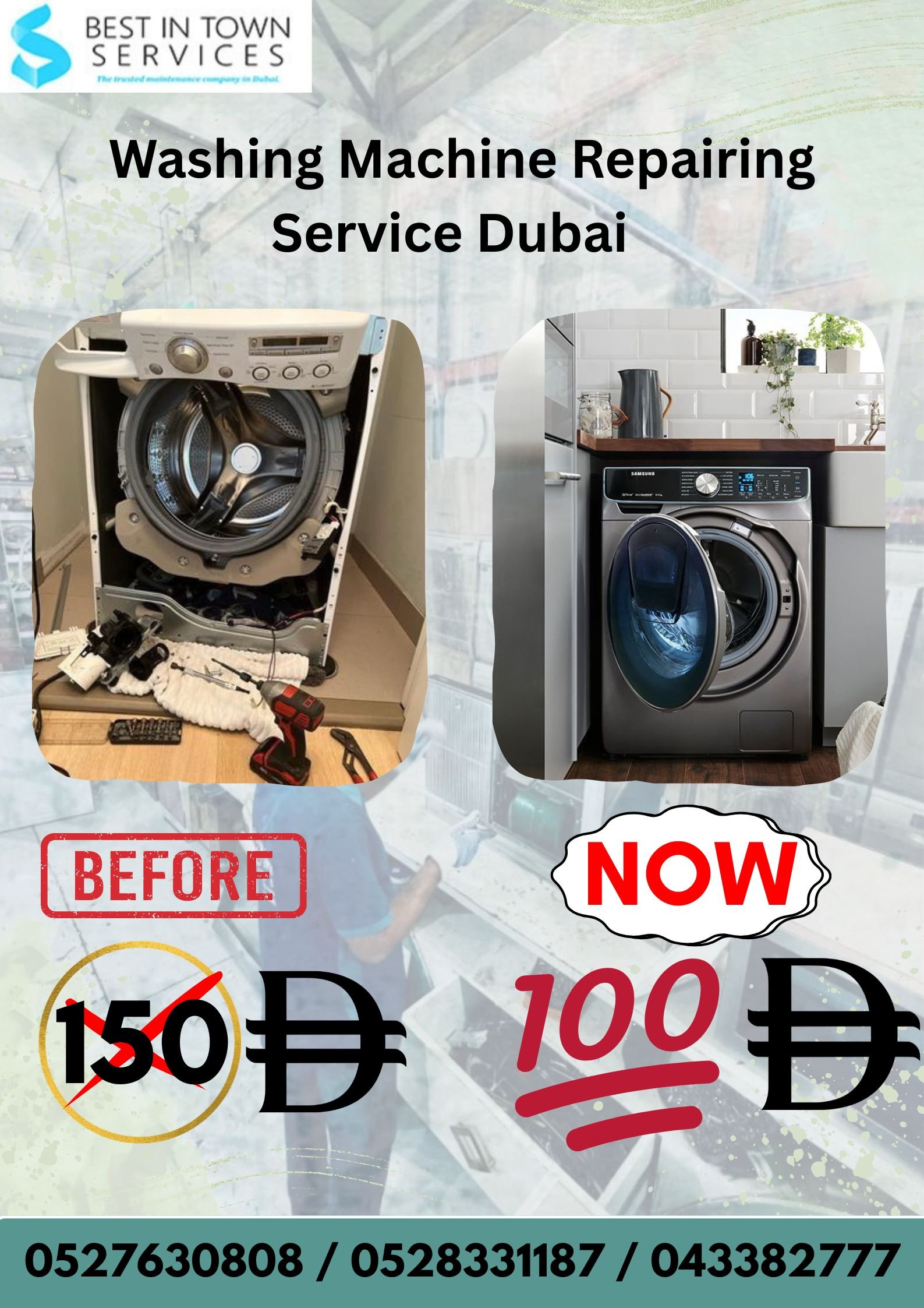 CHEAPEST WASHING MACHINE REPAIRING SERVICE DUBAI