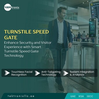 Why UAE Businesses Choose Modern Turnstile Speed Gates photo 1