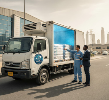 Chiller Truck Dubai | Temperature-Controlled Truck Rental Across UAE — Pre-Cooled, Driver photo 1
