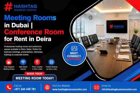 Meeting Rooms In Dubai | Conference Room For Rent In Deira photo 1