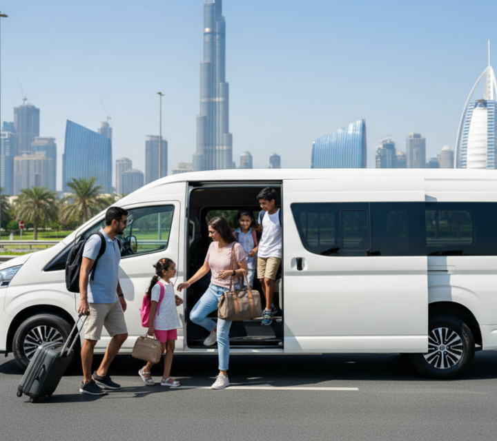 10 Seater Van Rental in Dubai by Royal Rider Bus Rental