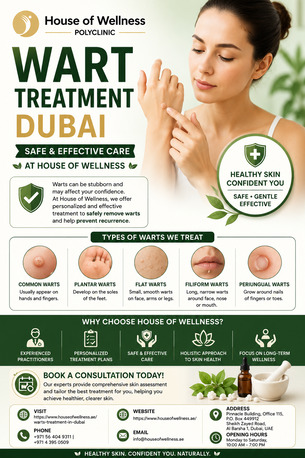 Wart Treatment Dubai – Safe And Effective Care At House Of Wellness photo 1