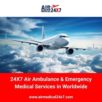 24X7 Air Ambulance & Emergency Medical Services In Worldwide photo 1