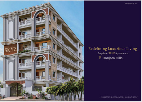 AED 23900000,  3 BR,  2290 Sq. Feet,  3 BHK Luxury Flat For Sale @ Banjara Hills Rd No. 12 Hyderabad. photo 2