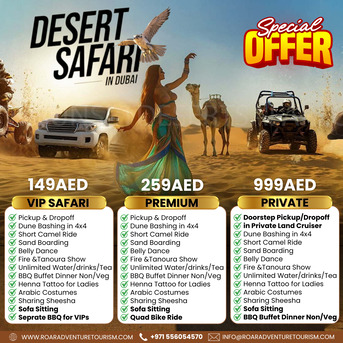 Dubai Desert Safari Roar Adventure Tourism photo 1