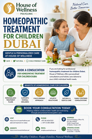 Homeopathic Treatment For Children Dubai – Gentle And Personalized Care At House Of Wellne photo 1