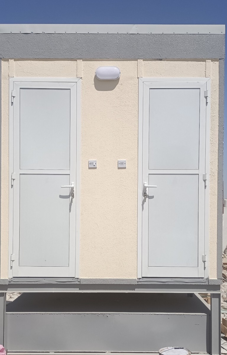 Portable Toilet Cabin – Ready to Use, Plumbing Installed size 2.4*1.8 photo 1