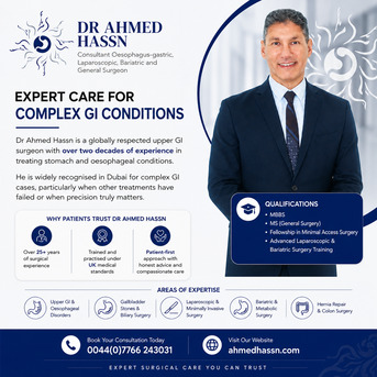 Looking For An Expert Upper GI Surgeon In Dubai? Consult Dr. Ahmed Hassn. photo 1
