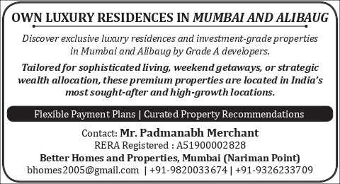 Own Luxury Residences in Mumbai & Alibaug