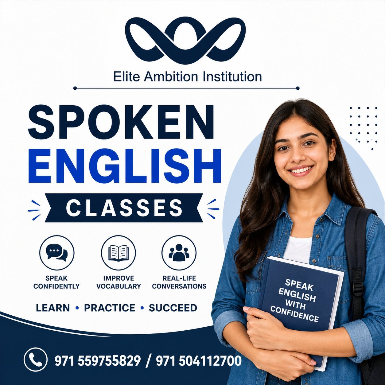 Spoken English Classes in Sharjah. Call 0559755829