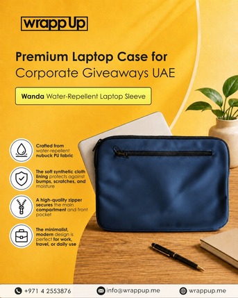 Premium Corporate Laptop Sleeves In Dubai, UAE | Wrapp Up photo 1