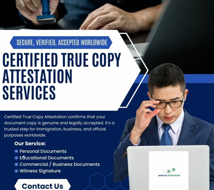 True Copy Attestation By Lawyer
