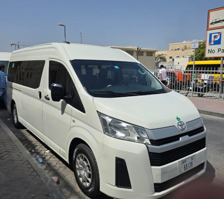 Toyota Hiace Available for Rent with Driver Monthly and Yearly basis
