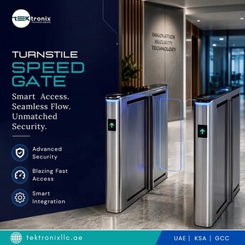 Premium Turnstile Speed Gates For Commercial Security In The UAE photo 1