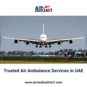 Trusted Air Ambulance Services In UAE - Air Medical 24X7 photo 1