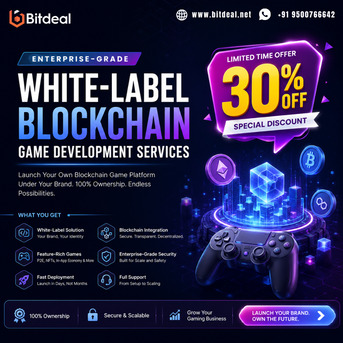 Enterprise-Grade White-Label Blockchain Game Development Services – 30% OFF photo 1