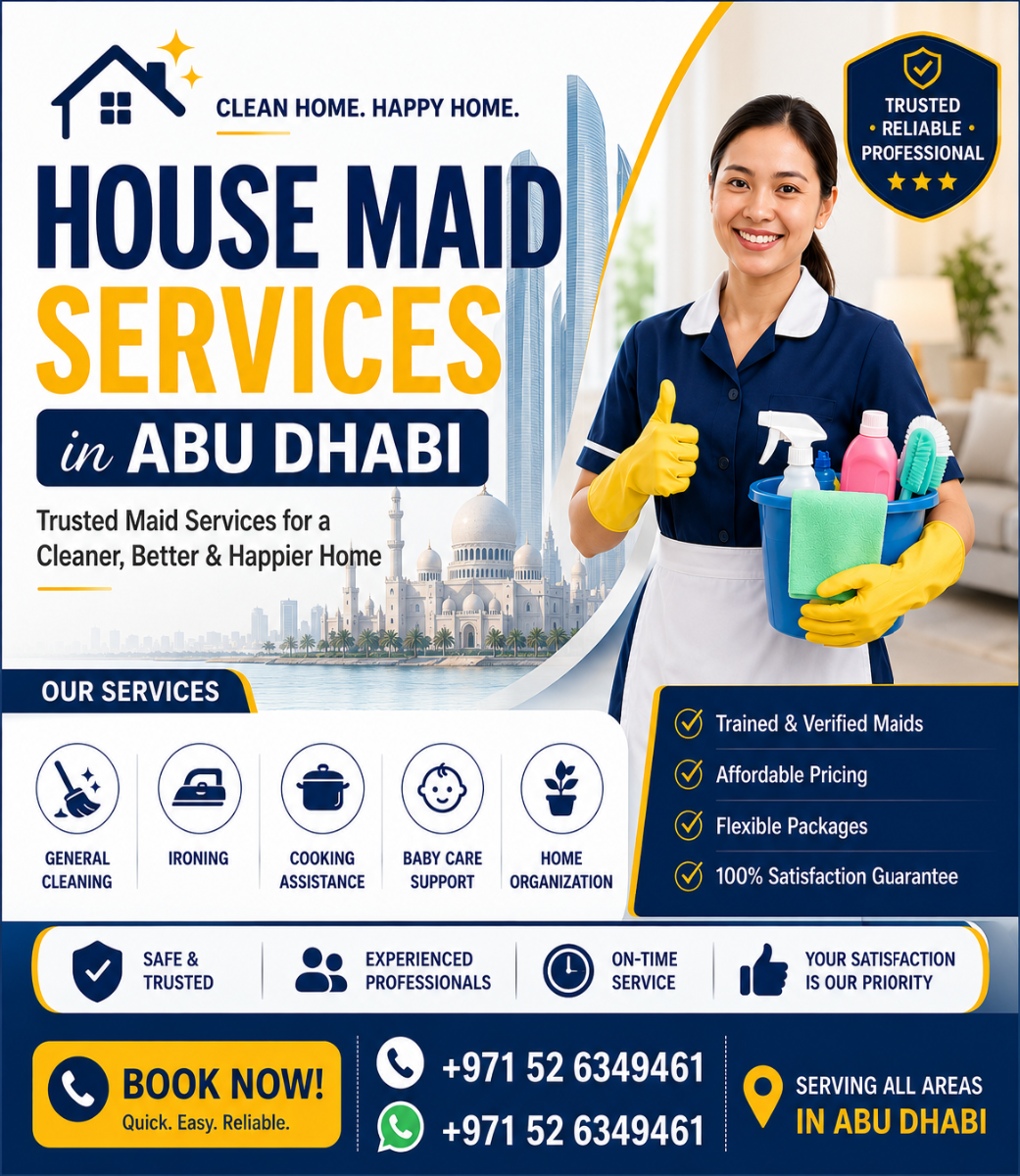 Expert Maid Services Abu Dhabi