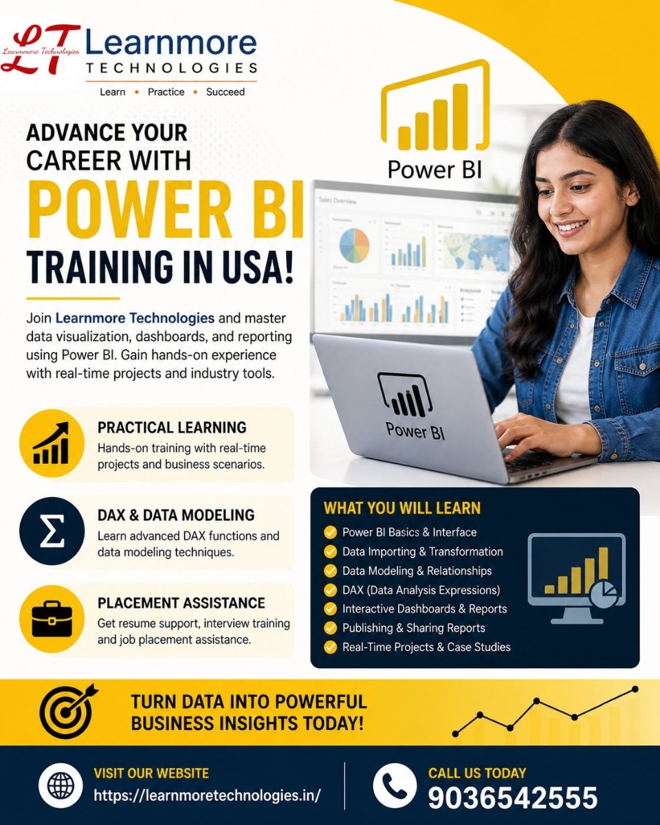 Advance Your Career with Power BI Training in USA!