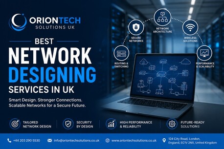 Best Network Designing Services In UK – OrionTech Solutions photo 1
