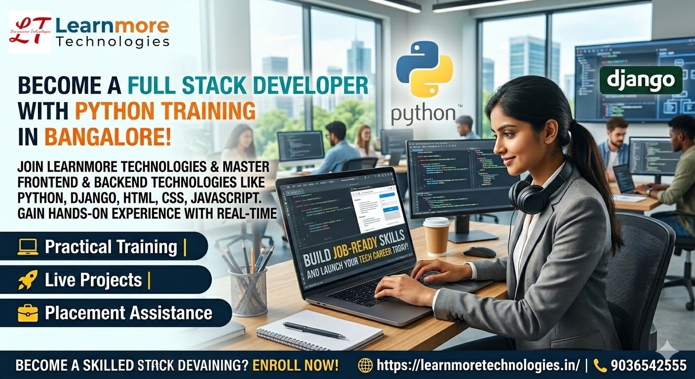 Become a Full Stack Developer with Python Training in Bangalore! photo 1