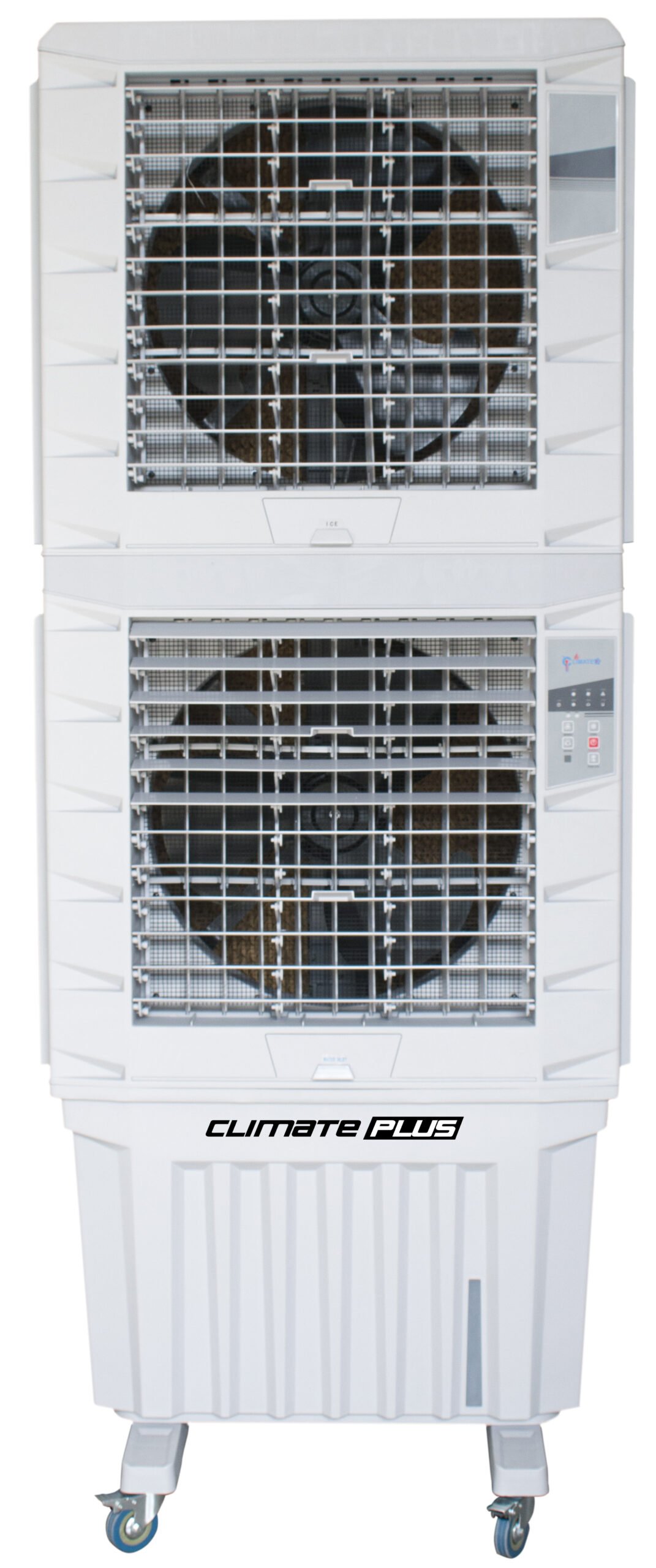 Twin Double Decker Evaporative Air Cooler with 20,000 max air flow for outdoor cooling photo 1
