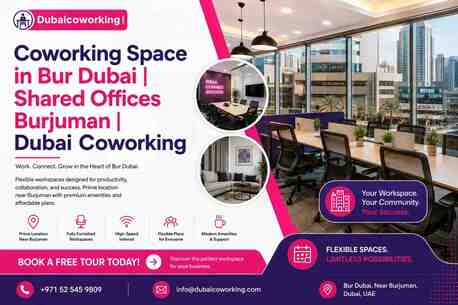 Coworking Space In Bur Dubai | Shared Offices Burjuman | Dubai Coworking photo 1