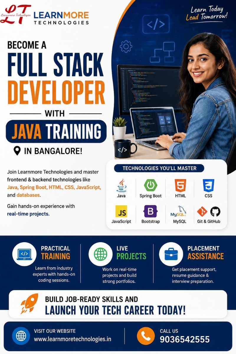 Become a Full Stack Developer with Java Training in Bangalore! photo 1