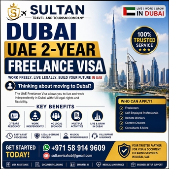 Dubai 2Years Freelance Residence Visa photo 1