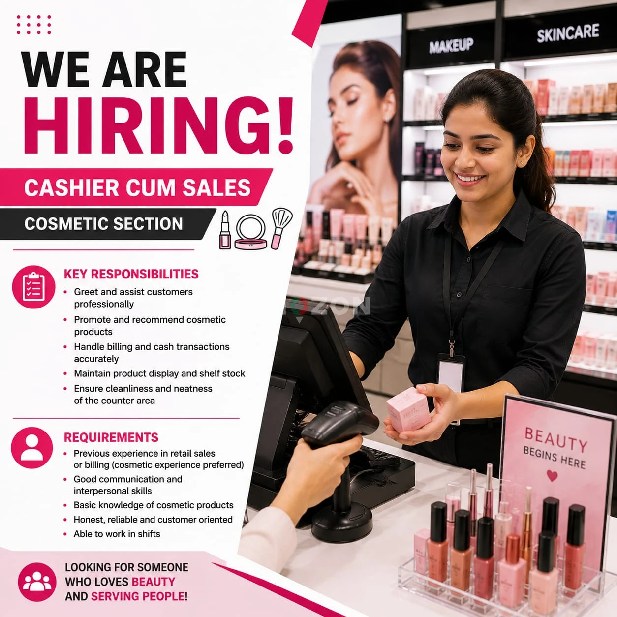 CASHIER CUM SALES photo 2