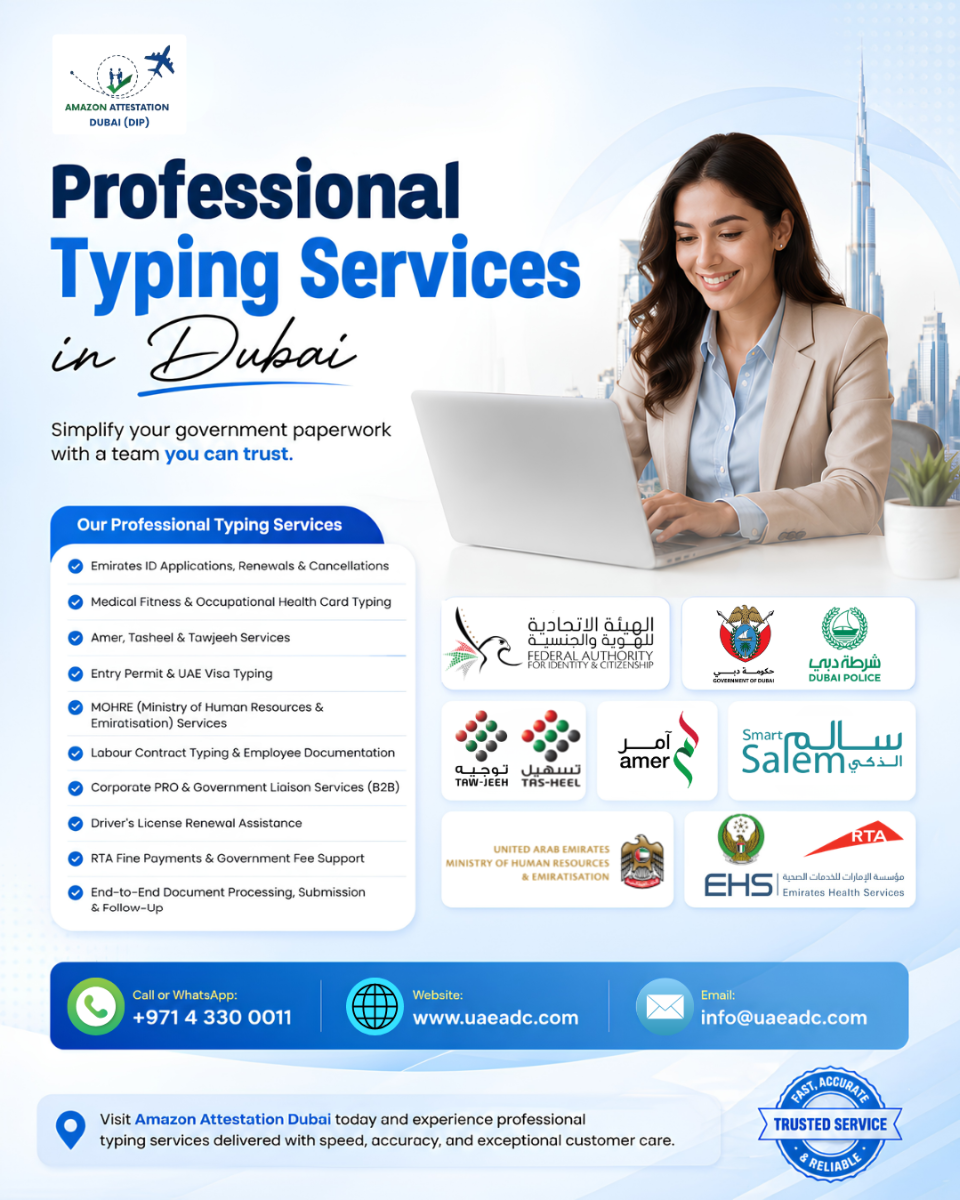 Fast, Reliable & Professional Typing Services in Dubai photo 1