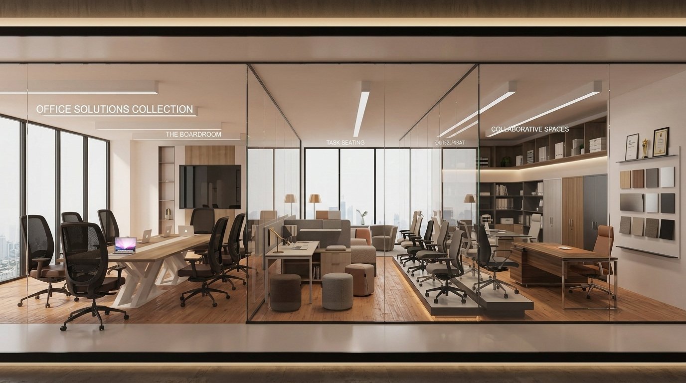 Custom Made Office Furniture Showroom Abu Dhabi | Visit Ergospace for Premium Workspace Solutions photo 1