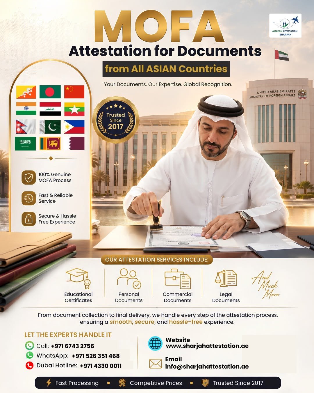 Asian Document MOFA Attestation Assistance