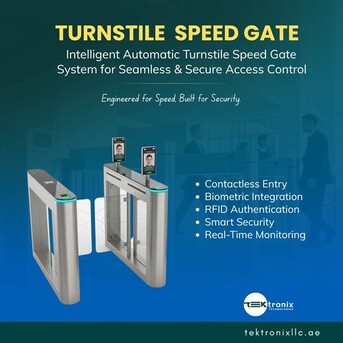 AI-Enabled Turnstile Speed Gates For Smarter Access Management In The UAE