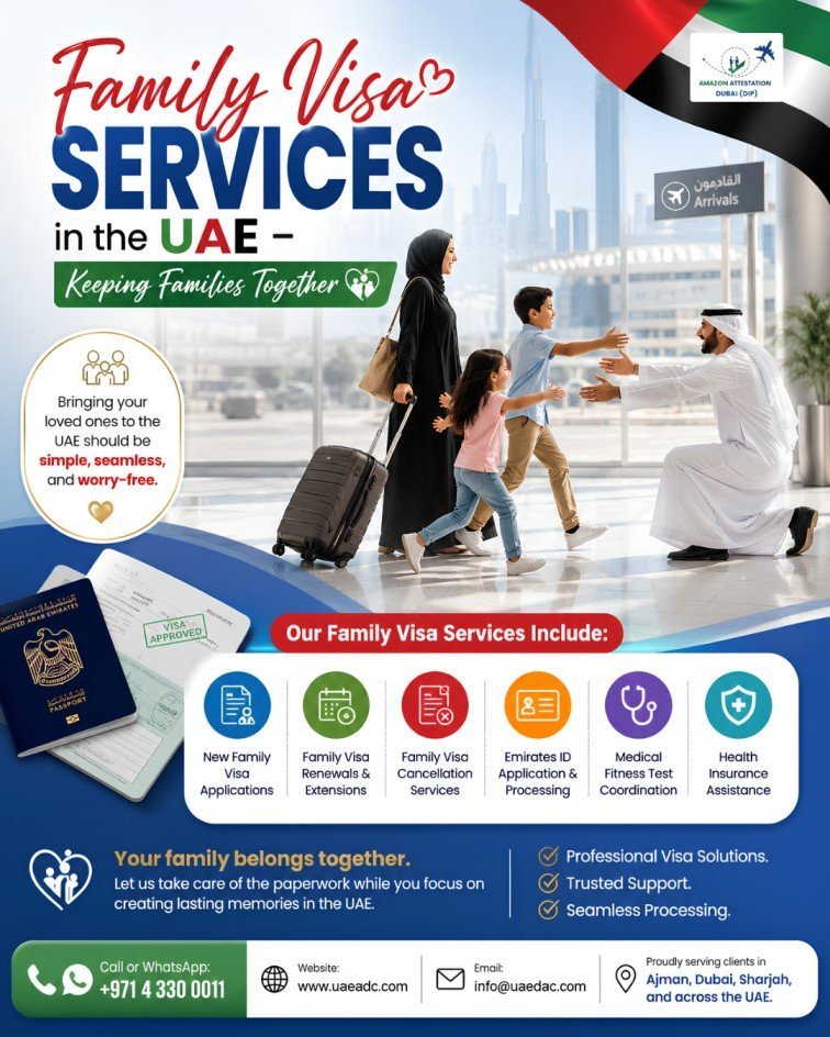 Family Visa Application Support Across the UAE