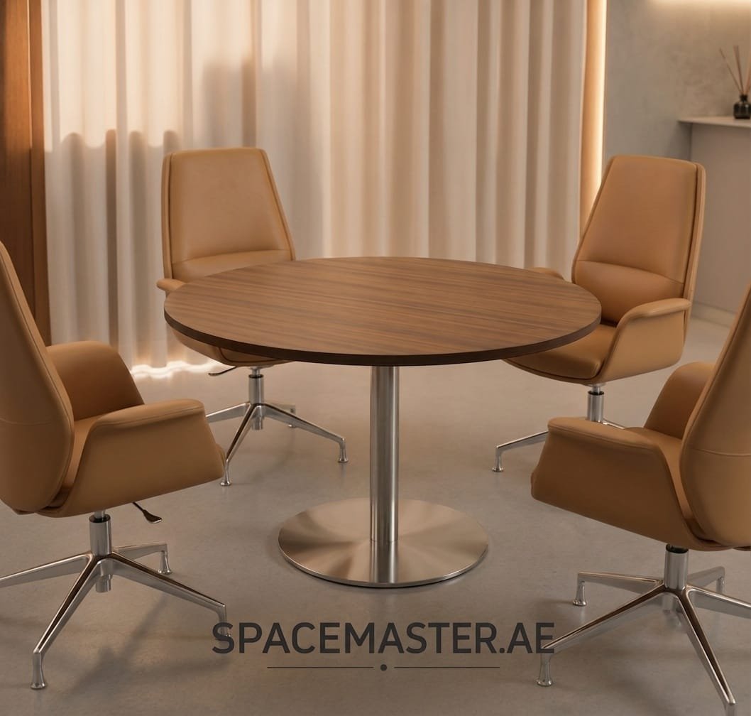 Buy Vantage Round Meeting Table | Spacemaster Office Furniture Dubai photo 1