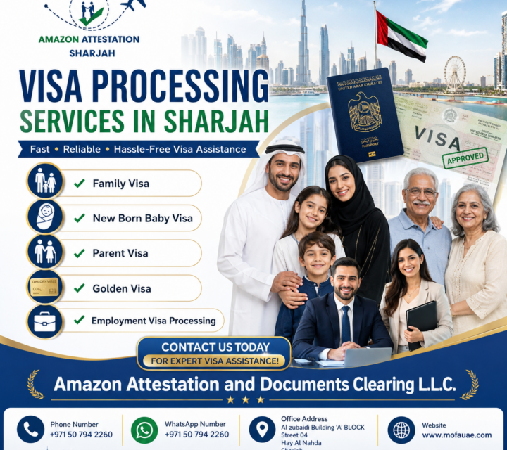 Visa Processing Services in Sharjah | Family & Golden Visa Help UAE