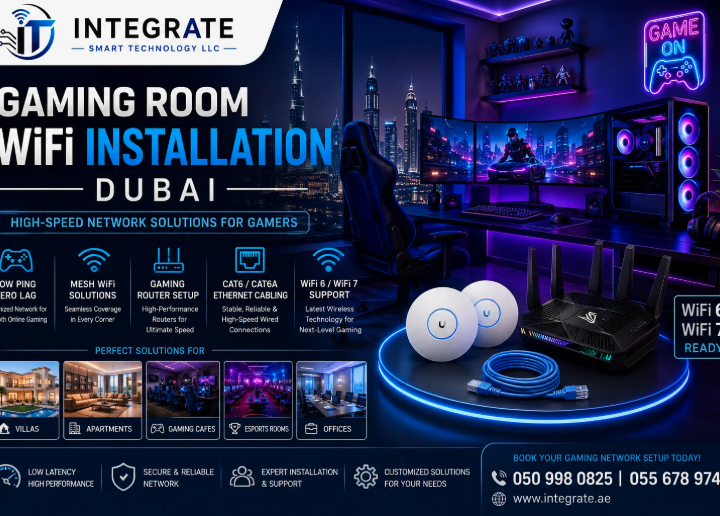 Gaming Room WiFi Installation Dubai