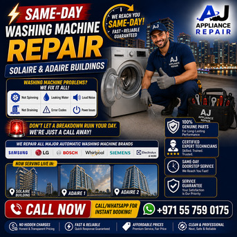 Same-Day Washing Machine Repair – Solaire & Adaire Buildings photo 1