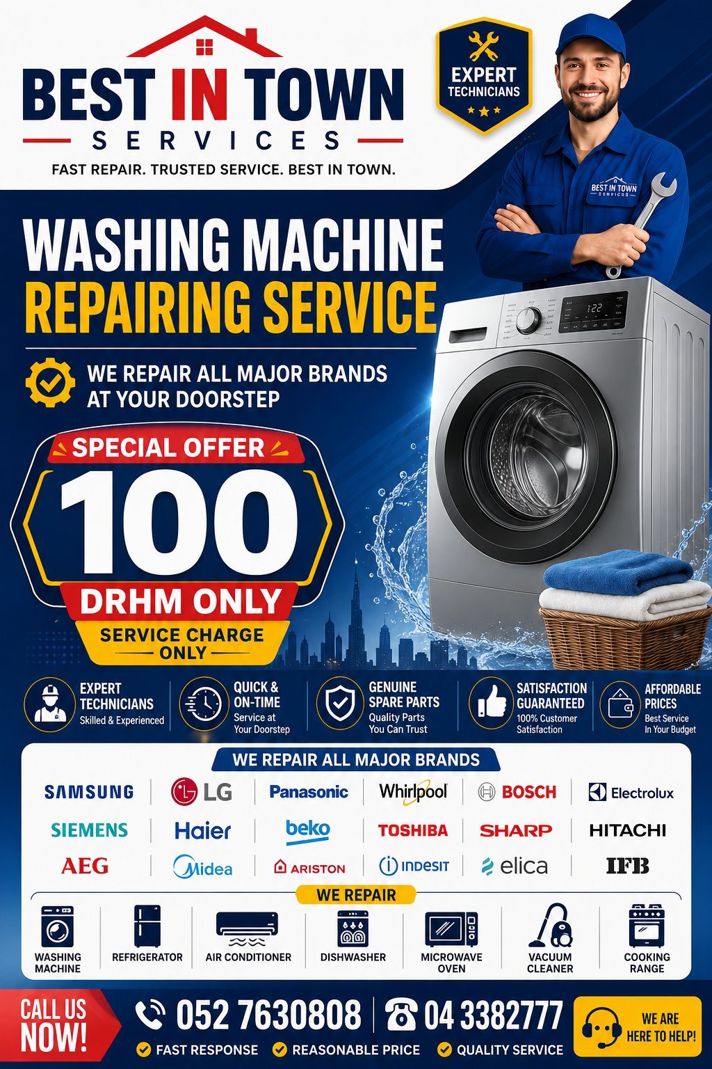 Are You Looking for Washing Machine Repairing in Dubai ?
