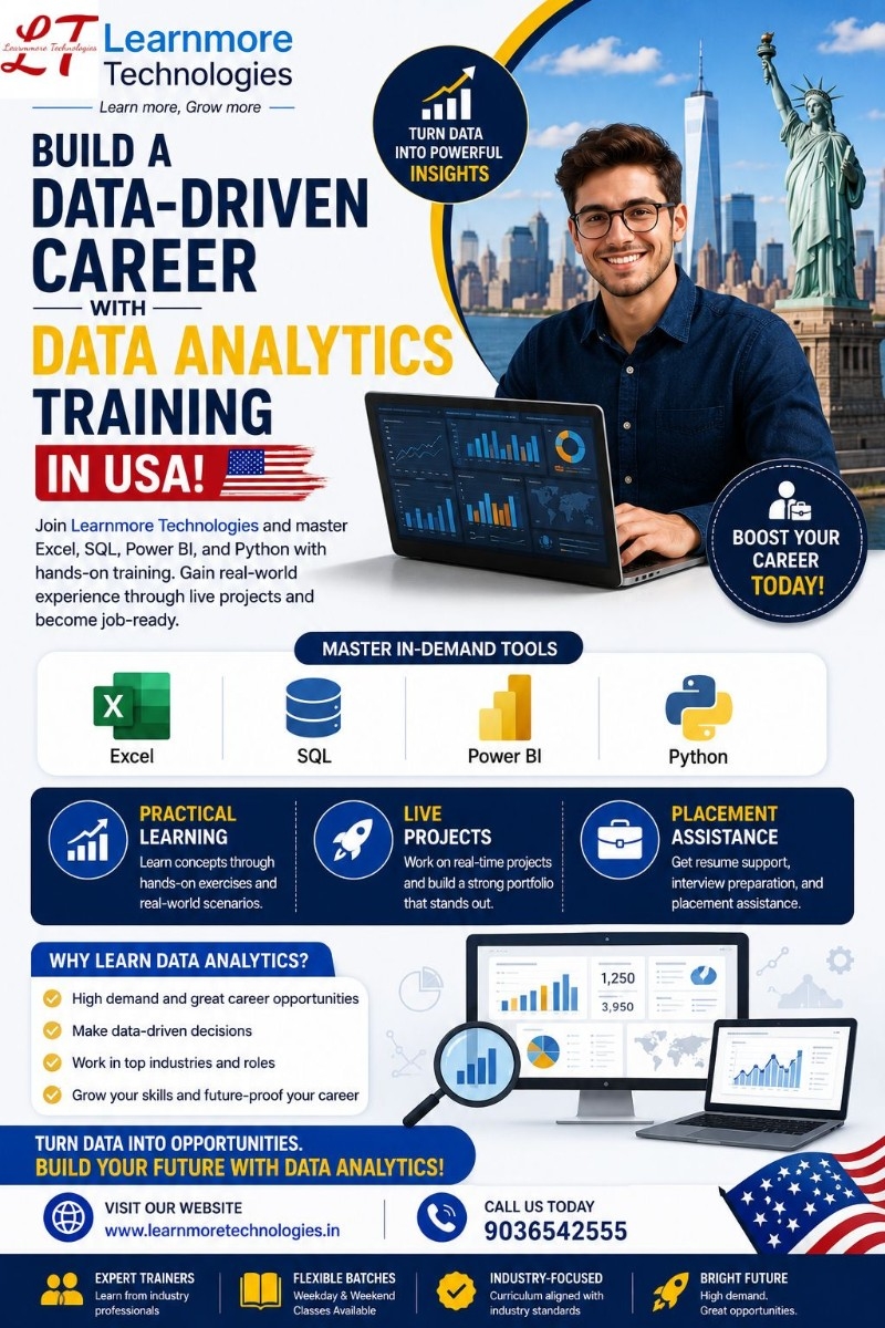 Build a Data-Driven Career with Data Analytics Training in USA!