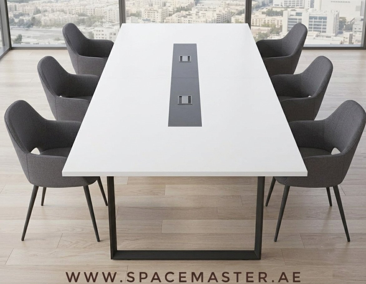 Rectangular Meeting Table 320x120cm | Pyramid Leg | 10 Seater | Brand New photo 2