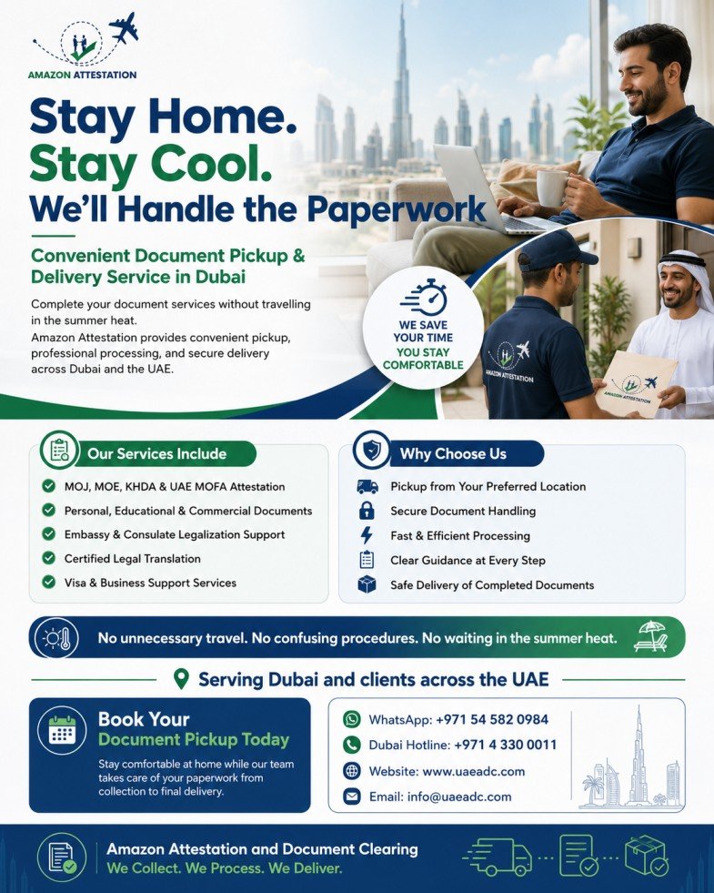 Stay Cool with Document Pickup & Delivery in Dubai photo 1