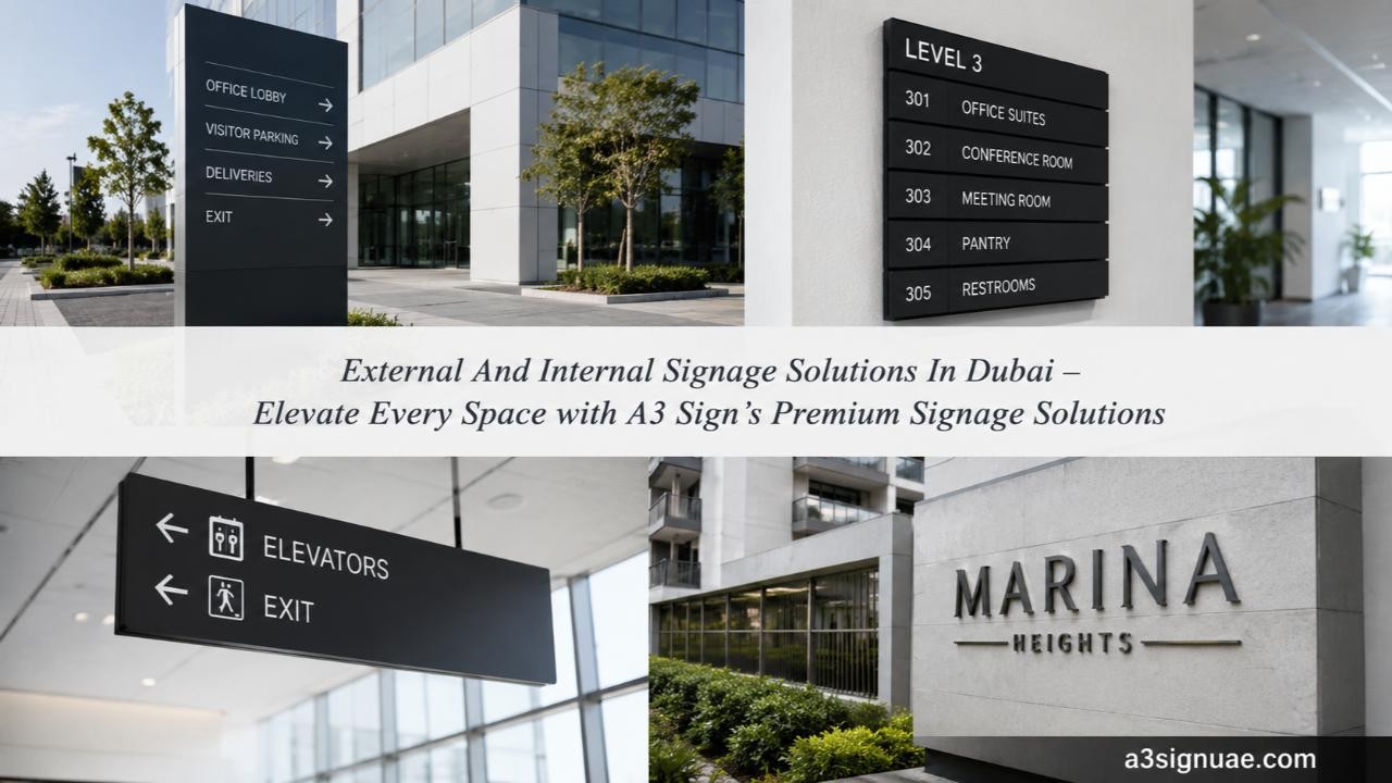 Dubai External & Internal Signage Solutions Guide