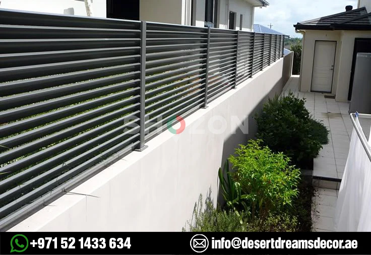Aluminum Fences Suppliers in Uae | Aluminum Slatted Fences Dubai. photo 2