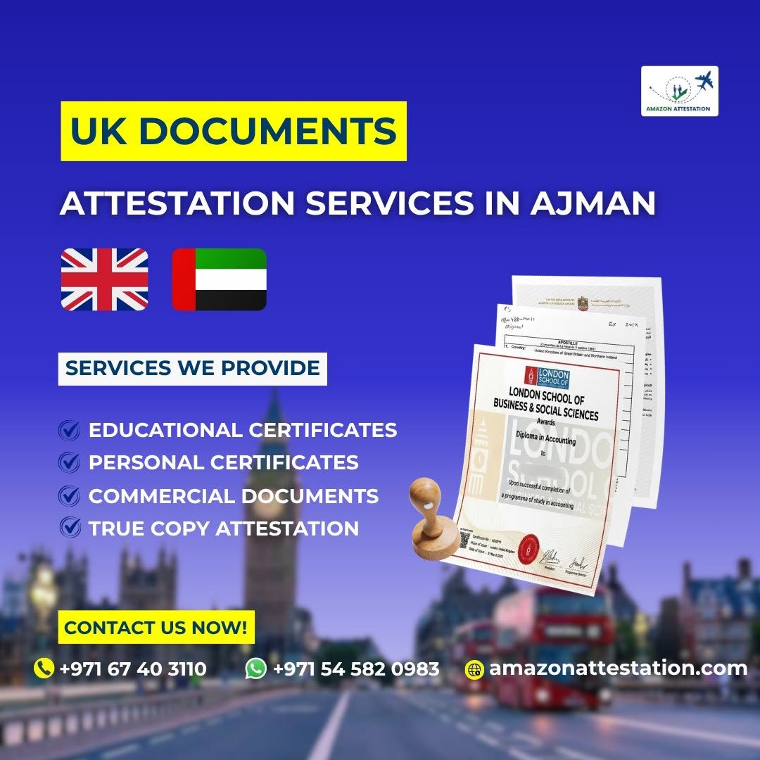 UK Document Verification Assistance in Ajman