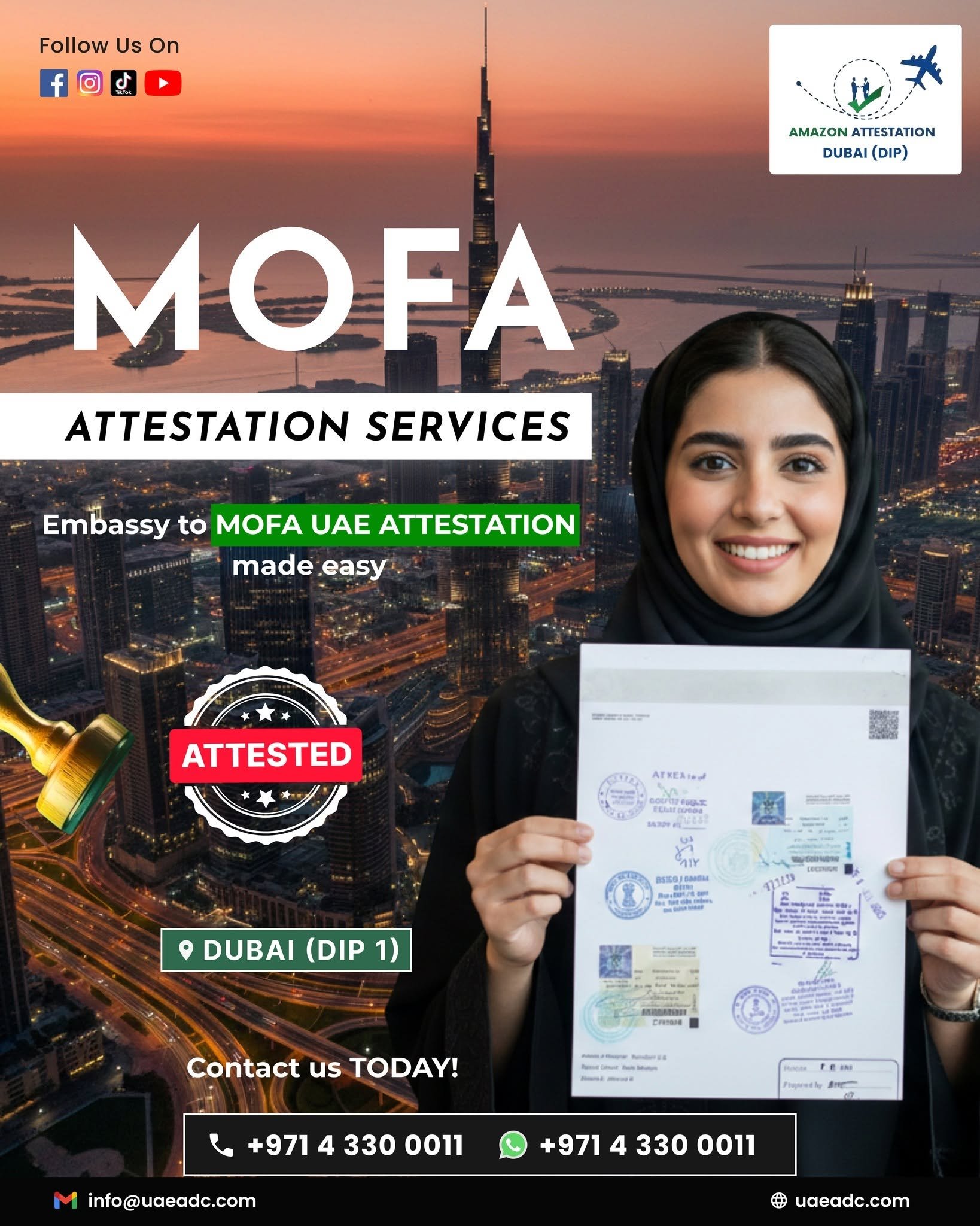 Amazon Attestation Dubai – Your MOFA Attestation Experts