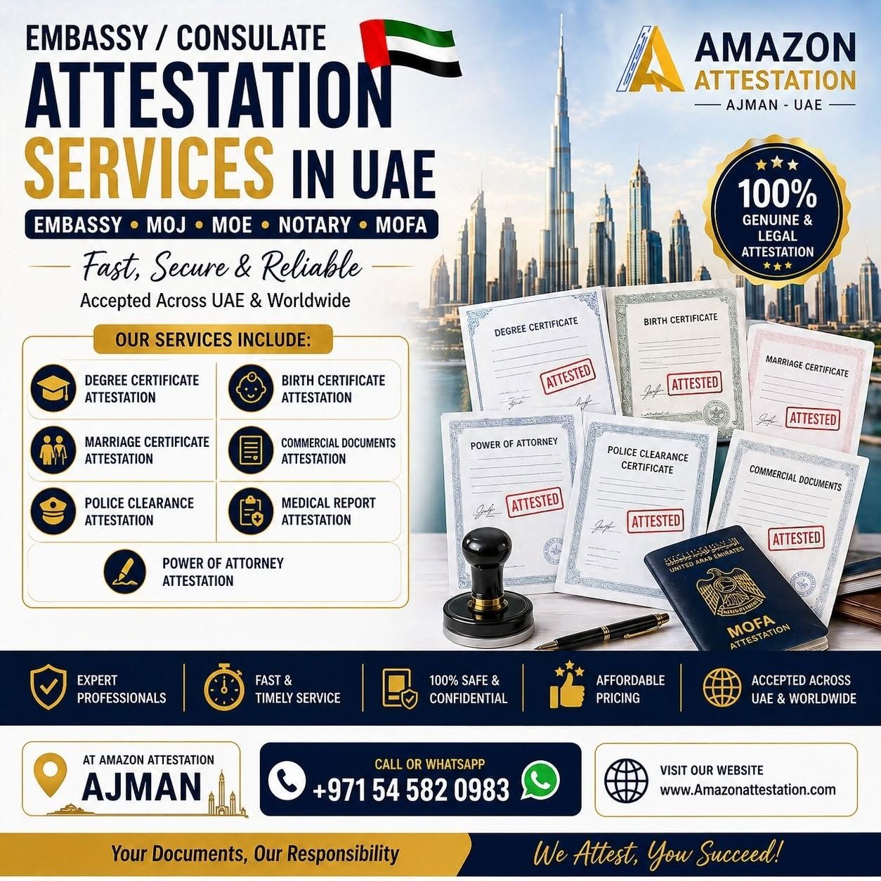 Embassy, Consulate, MOFA & Notary Services in Ajman photo 1