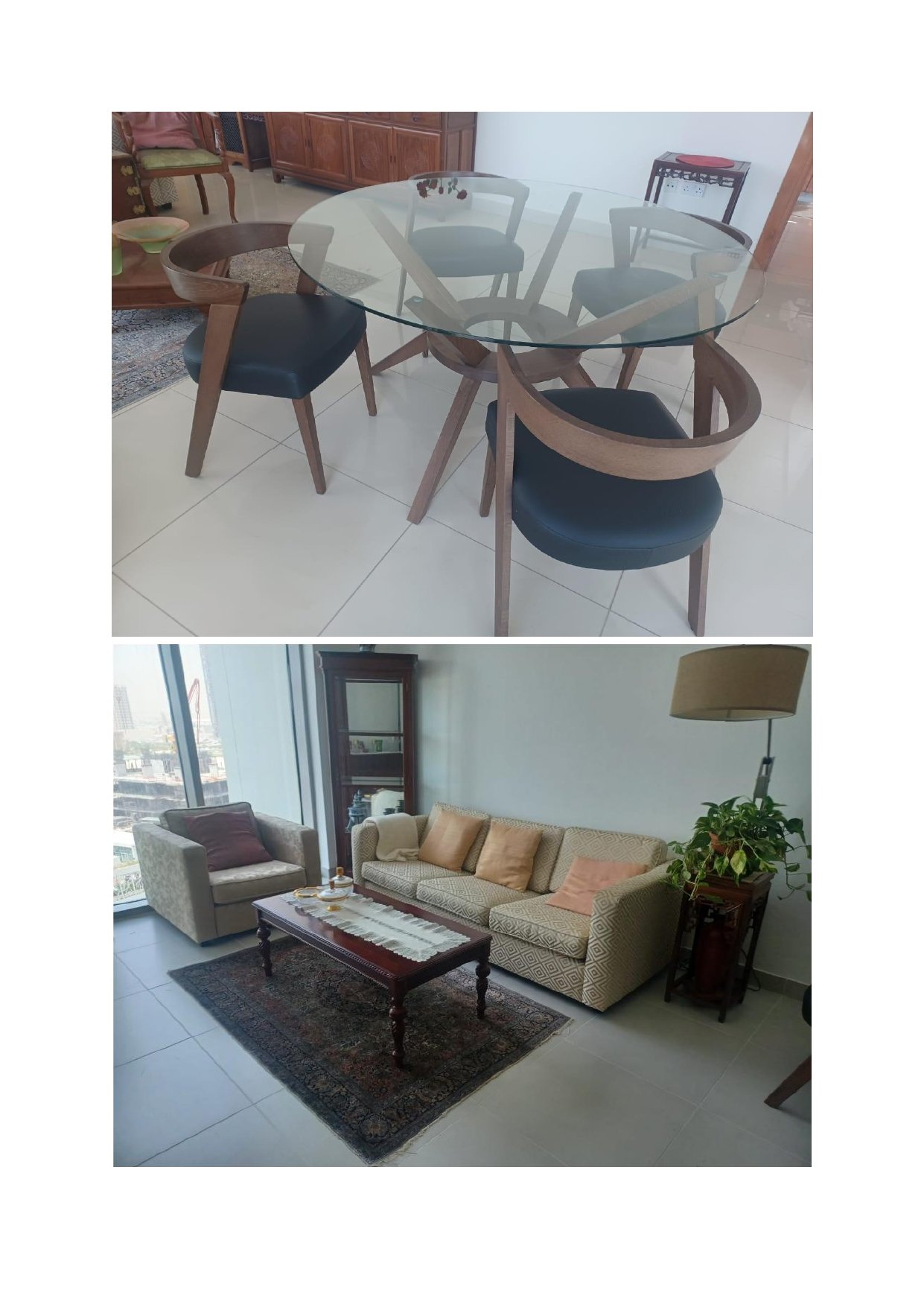 Sofa & Dinner Tbale for Urgent Sale